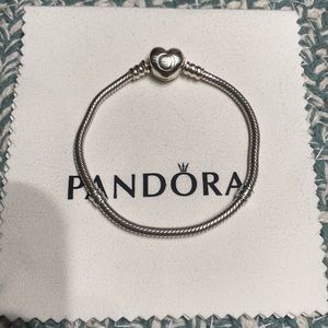 Authentic Pandora charm bracelet silver